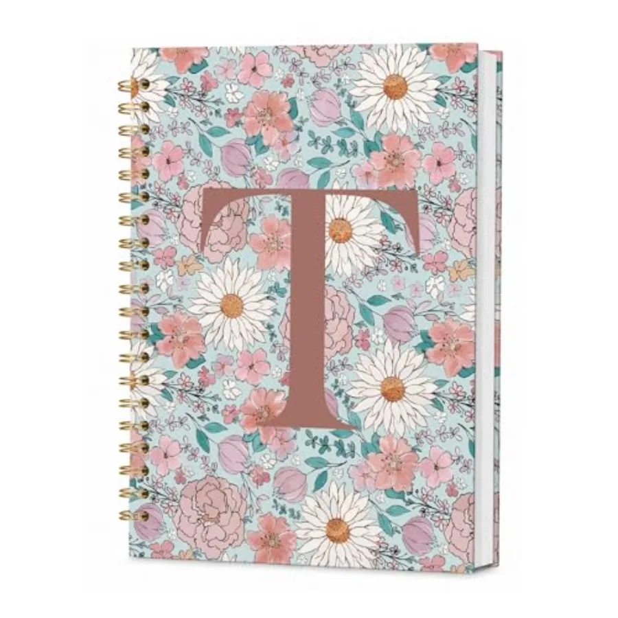 Vintage Floral Personalized Notebook, Initial Letter T Notebook Journal, i ooo fo Wo oo Offi uppi, Monogrammed Notebook for Wom
Vintage Floral Personalized Notebook, Initial Letter T Notebook Journal, i ooo fo Wo oo Offi uppi, Monogrammed Notebook for Wom