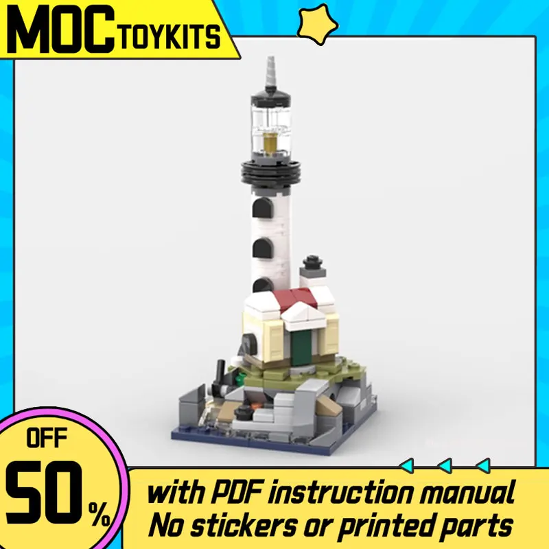 208 шт. мини-маяк в сборе, строительные блоки MOC- 125439 Мини-сцена Архитектура Набор игрушек Модель Орнамент
208 шт. мини-маяк в сборе, строительные блоки MOC- 125439 Мини-сцена Архитектура Набор игрушек Модель Орнамент