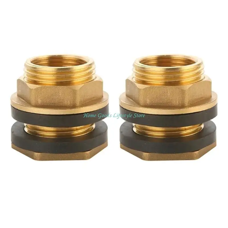 E74E 2pcs Sturdy Brass Water Connectors Fitting Set NPT Female and GHT Male for Garden Supplies Hose Applications Use
E74E 2pcs Sturdy Brass Water Connectors Fitting Set NPT Female and GHT Male for Garden Supplies Hose Applications Use