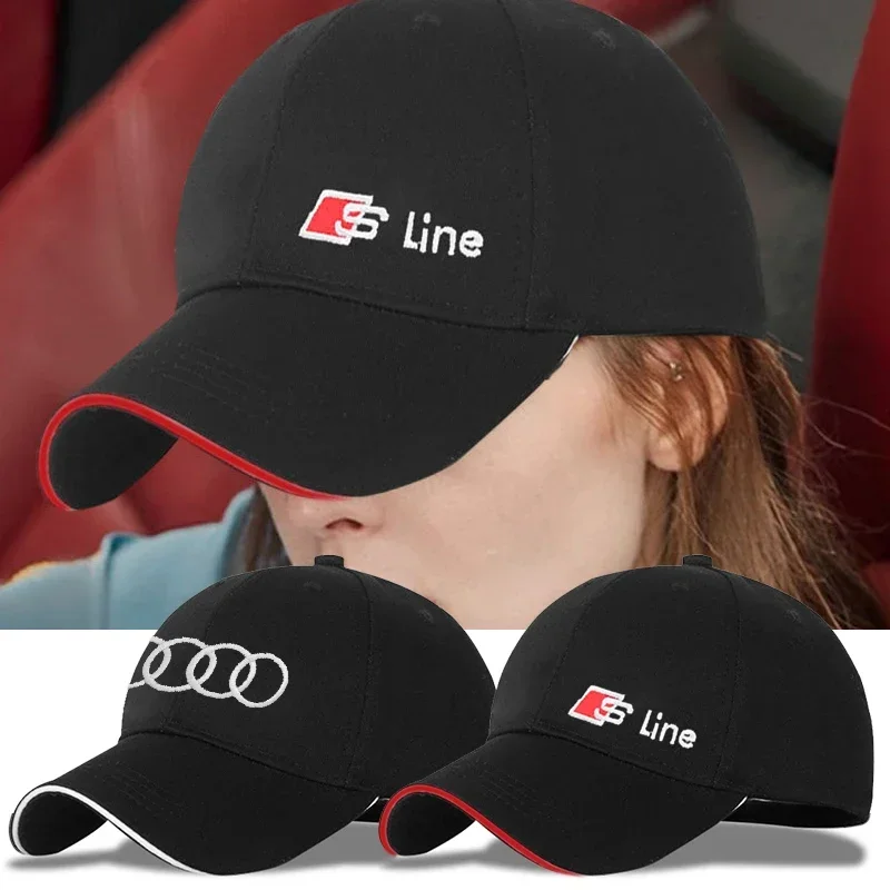 High-grade Car Baseball Cap Letters Embroidered Outdoor Fishing Travelling Hat Adjustable for Audi A3 A6 A5 S1 S3 A4 B6 Q5 Q7 Q3
High-grade Car Baseball Cap Letters Embroidered Outdoor Fishing Travelling Hat Adjustable for Audi A3 A6 A5 S1 S3 A4 B6 Q5 Q7 Q3