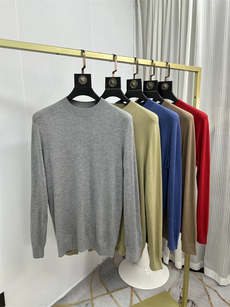 Smooth Skin-Friendly Men's Knitted Long Sve round Ne Pullover Casual Base irt Autumn Winter Faion Comfortable Wear
Smooth Skin-Friendly Men's Knitted Long Sve round Ne Pullover Casual Base irt Autumn Winter Faion Comfortable Wear