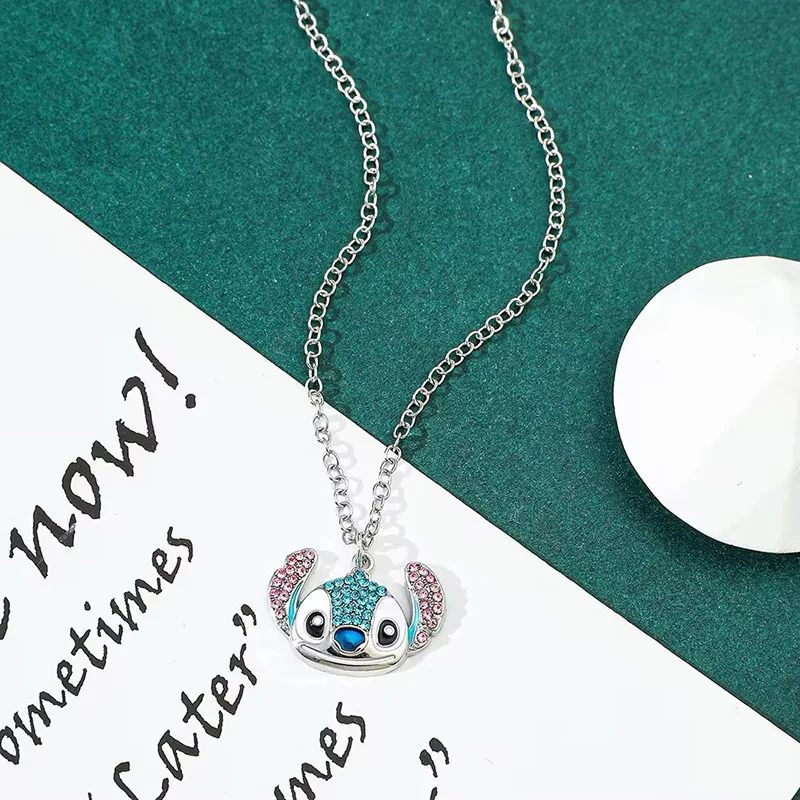 Disney Stitch Necklace Creative Fine Rhinestone Cartoon Necklace Girl Necklace Gift for Friends Jewelry Aesthetic Accessory Gift
Disney Stitch Necklace Creative Fine Rhinestone Cartoon Necklace Girl Necklace Gift for Friends Jewelry Aesthetic Accessory Gift