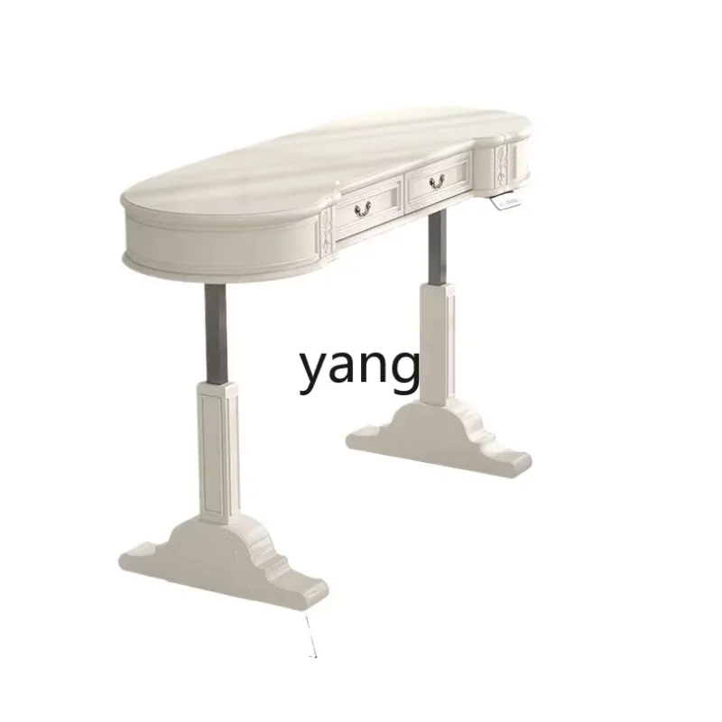 LMM Solid Wood Retro Electric Lifting Desk Office Computer Elevated Working Platform Standing Study Table
LMM Solid Wood Retro Electric Lifting Desk Office Computer Elevated Working Platform Standing Study Table