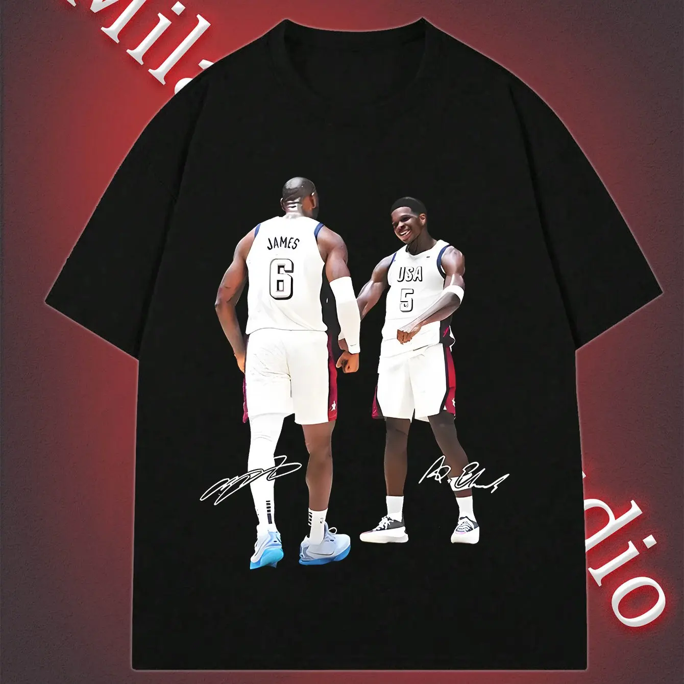 280G Pure Cotton Printed Crew Neck T-shirt American Basketball Team Pattern Men's Fashion Casual Pure Cotton T-shirt
280G Pure Cotton Printed Crew Neck T-shirt American Basketball Team Pattern Men's Fashion Casual Pure Cotton T-shirt