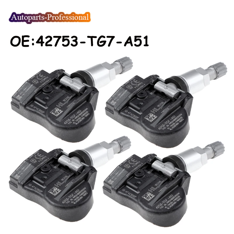433Mhz TPMS Tire Pressure Sensor Monitoring System For ACURA NSX Honda Pilot RIDGELINE 2015-2017 42753-TG7-A51 42753-T6N-A01
433Mhz TPMS Tire Pressure Sensor Monitoring System For ACURA NSX Honda Pilot RIDGELINE 2015-2017 42753-TG7-A51 42753-T6N-A01