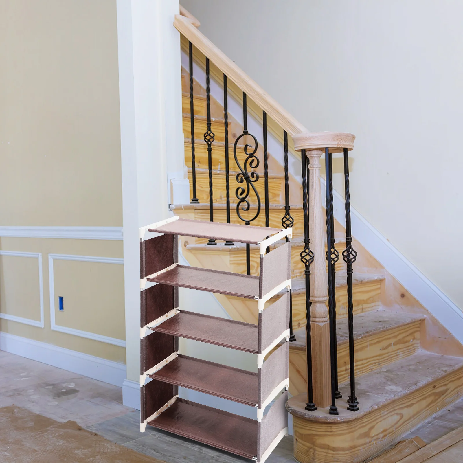 1Pcs Shoes Rack Multi Layer Sturdy Stainless Steel Non-Woven Storage Holder Five-Layer Shoes Organizer Home Storage Shelf
1Pcs Shoes Rack Multi Layer Sturdy Stainless Steel Non-Woven Storage Holder Five-Layer Shoes Organizer Home Storage Shelf