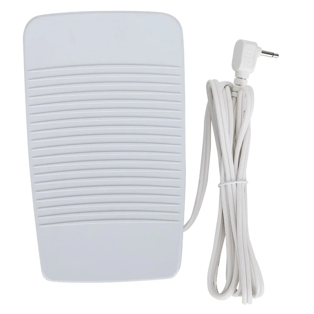 White Sewing Machine Foot Pedal Multifunctional Plastic Foot Pedal Controller Control Wire Single Hole Foot Pedal Household
White Sewing Machine Foot Pedal Multifunctional Plastic Foot Pedal Controller Control Wire Single Hole Foot Pedal Household