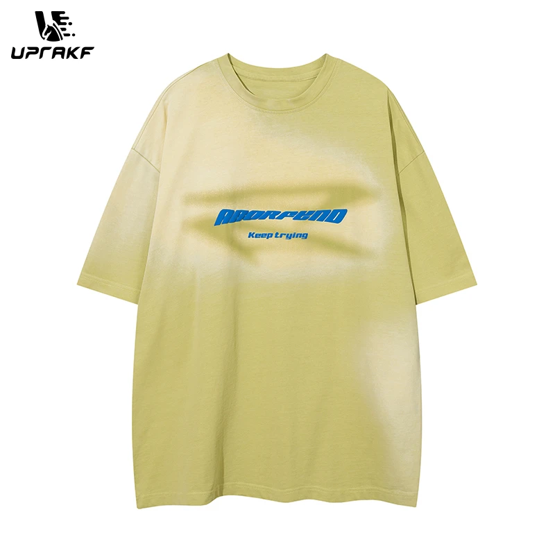 UPRAKF Streetwear Distressed T Shirt Short Sleeve Round Neck Summer Cotton Loose Casual Trendy Tee Simple
UPRAKF Streetwear Distressed T Shirt Short Sleeve Round Neck Summer Cotton Loose Casual Trendy Tee Simple