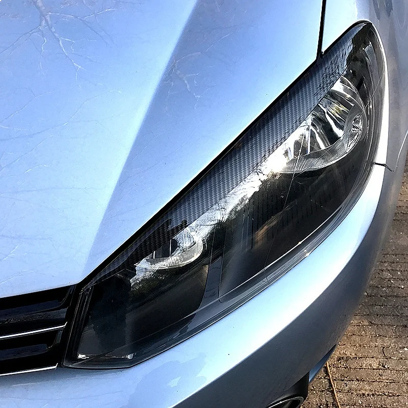 Carbon Fiber Style Headlight Eyebrow Trim Decoration for VW Golf 6 GTI R
Carbon Fiber Style Headlight Eyebrow Trim Decoration for VW Golf 6 GTI R