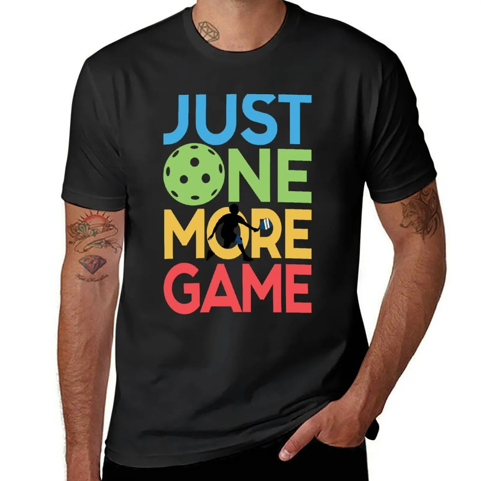Pickleball just one more game TTA T-Shirt tops kawaii clothes cheap stuff blanks mens graphic t-shirts anime
Pickleball just one more game TTA T-Shirt tops kawaii clothes cheap stuff blanks mens graphic t-shirts anime