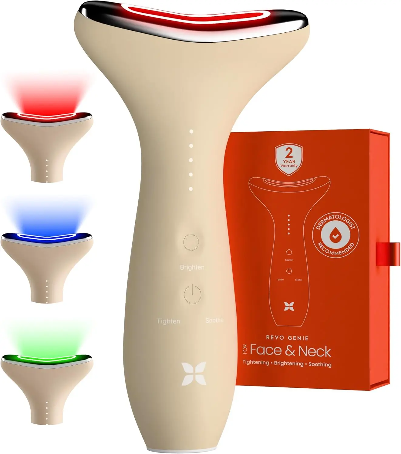 LED Facial Massager for Face and Neck, Heat & Vibration Beauty Device, Depuffing Sculpting Tool with Red Blue Green Light Modes for Skincare
LED Facial Massager for Face and Neck, Heat & Vibration Beauty Device, Depuffing Sculpting Tool with Red Blue Green Light Modes for Skincare