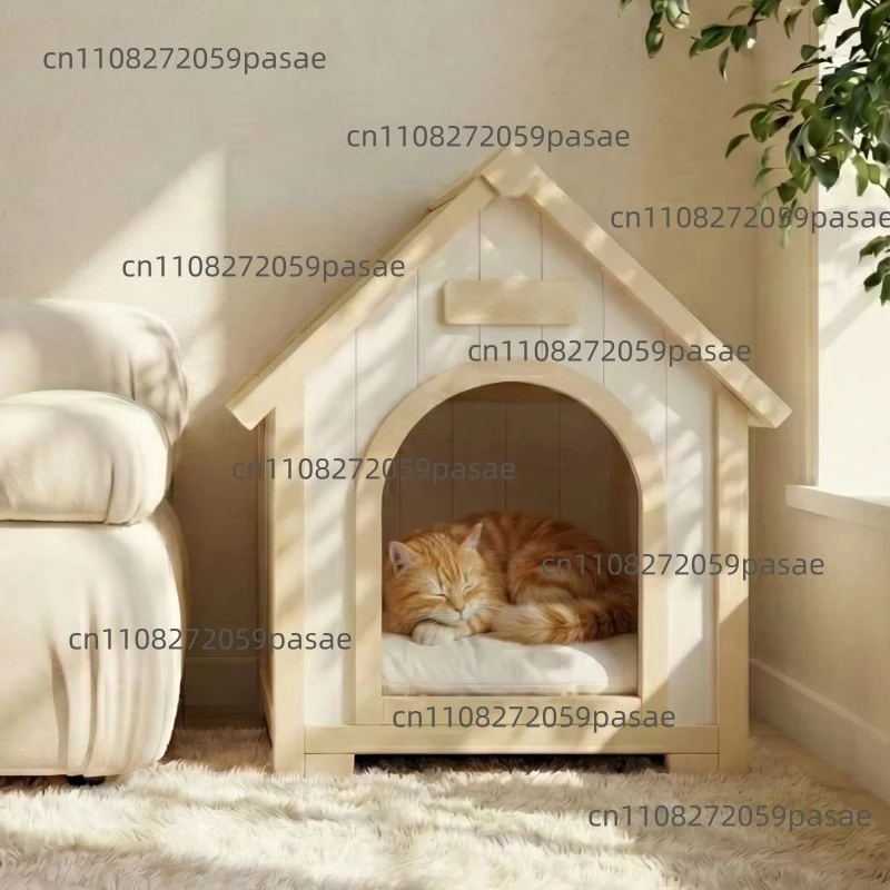 Solid fir indoor pet house, suitable for small and medium-sized pets, non-toxic and breathable, indoor dog/cat shelter
Solid fir indoor pet house, suitable for small and medium-sized pets, non-toxic and breathable, indoor dog/cat shelter