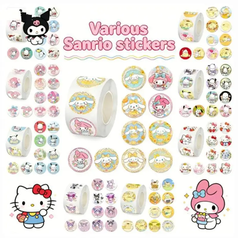 500pcs Various Sanrio Cartoon Sticker Roll Diy Decorative Stickers For For Phone Laptop Diary Envelope Seal Stationery Kids Gift
500pcs Various Sanrio Cartoon Sticker Roll Diy Decorative Stickers For For Phone Laptop Diary Envelope Seal Stationery Kids Gift