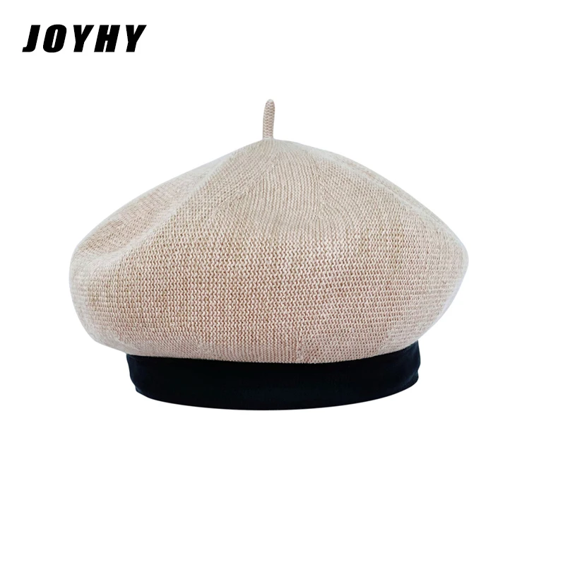 JOYHY Women's Summer Cotton Linen Breathable Artist French Beret Hats Maiden Solid Color Black Baret Beanie Caps Flat Hat
JOYHY Women's Summer Cotton Linen Breathable Artist French Beret Hats Maiden Solid Color Black Baret Beanie Caps Flat Hat
