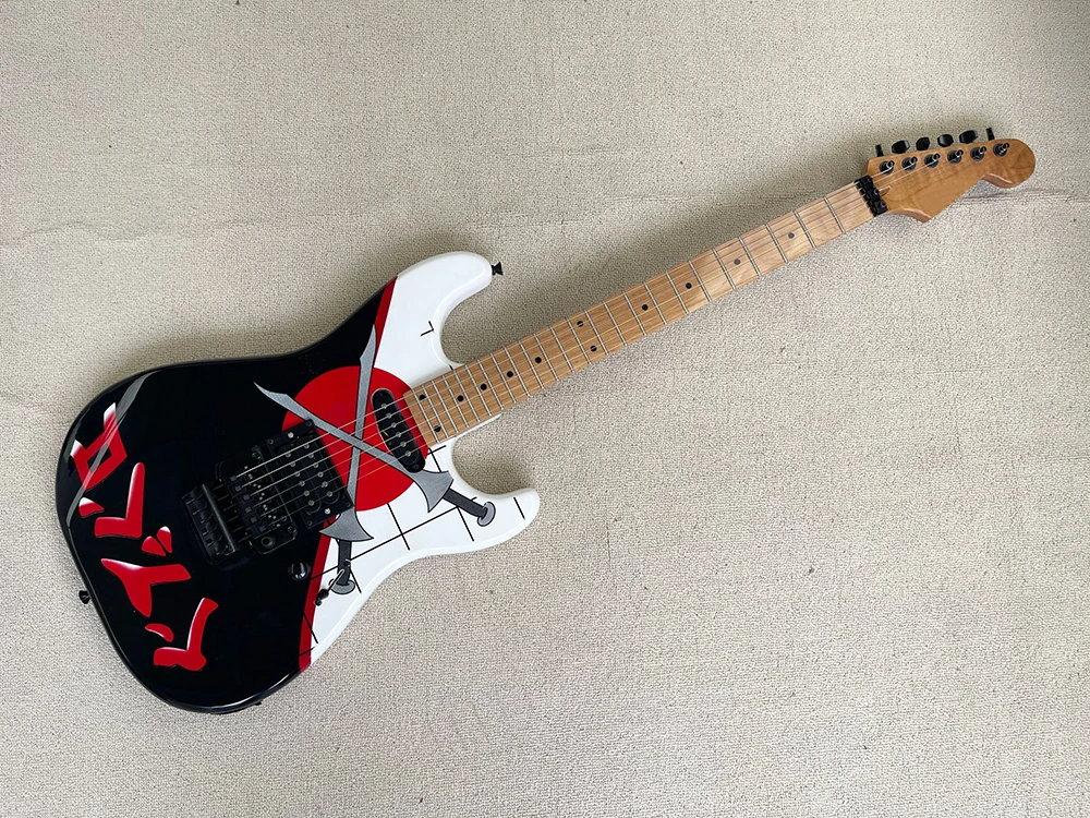 6 Strings Electric Guitar with Roasted Maple Neck,24 Frets Customizable
6 Strings Electric Guitar with Roasted Maple Neck,24 Frets Customizable