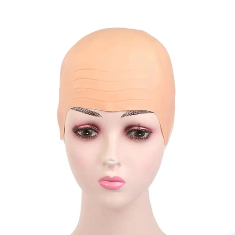 N5KB Bald Head Caps Halloween Bald Caps Bald Cosplay Hat Fancy Dress Costume Gift
N5KB Bald Head Caps Halloween Bald Caps Bald Cosplay Hat Fancy Dress Costume Gift