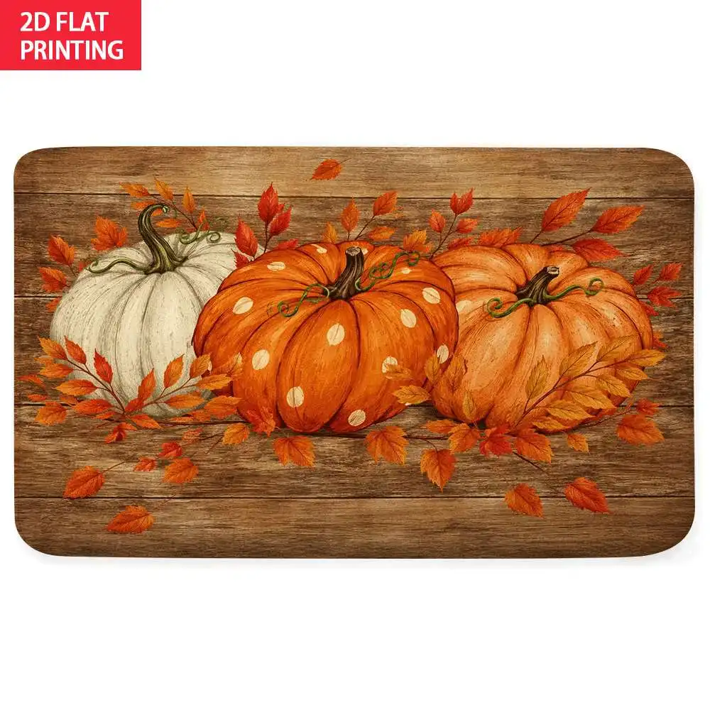 2D Flat Autumn Pumpkin Leaf Flannel Door Mat Non Slip Absorbent Washable Decorative Home Decor Rug Bathroom Kitchen Entryway Cozy Housewarming Gift Seasonal Welcome Mat Indoor Use Soft Durable Floor Mat
2D Flat Autumn Pumpkin Leaf Flannel Door Mat Non Slip Absorbent Washable Decorative Home Decor Rug Bathroom Kitchen Entryway Cozy Housewarming Gift Seasonal Welcome Mat Indoor Use Soft Durable Floor Mat