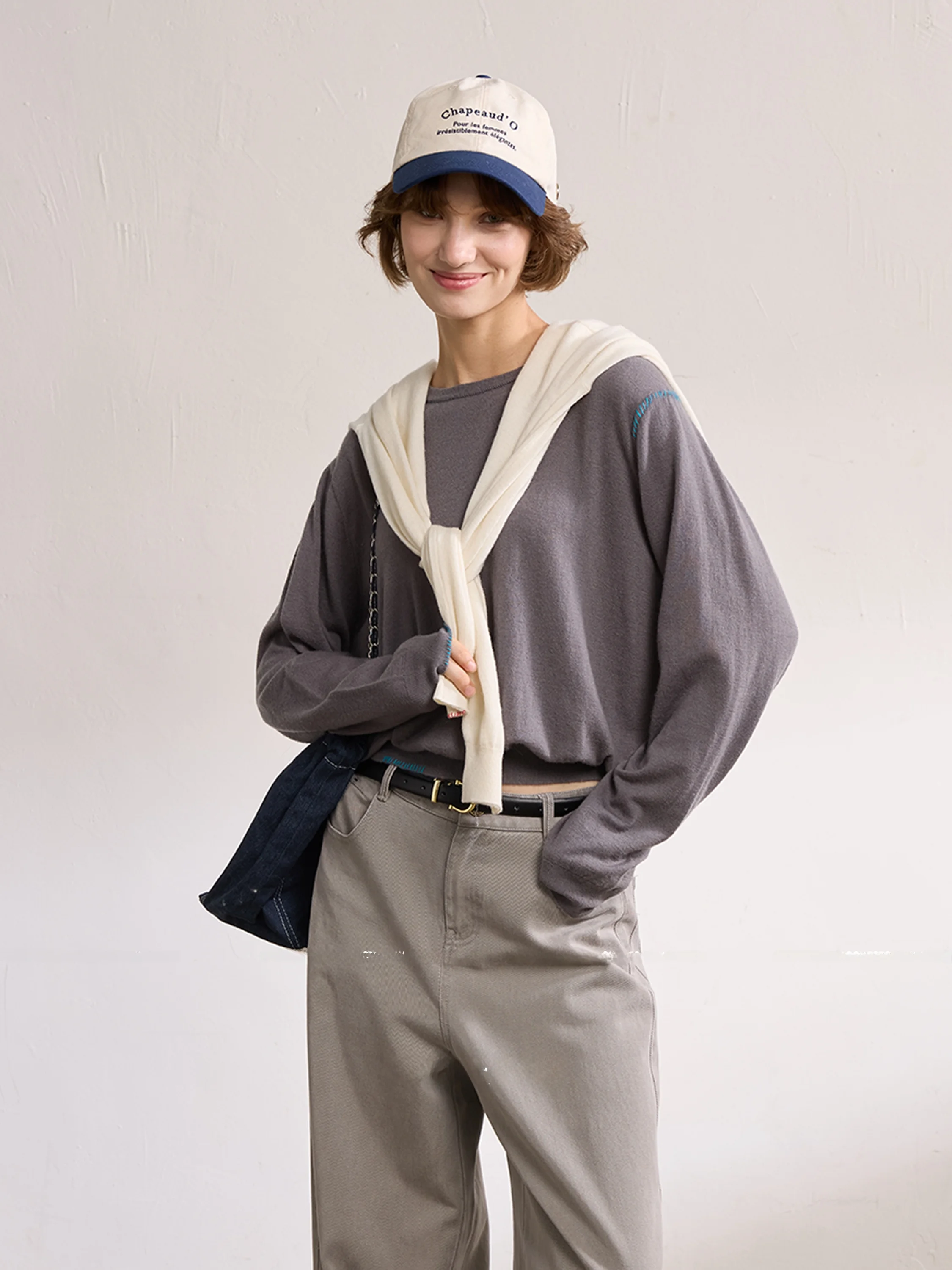 NOEND Вязаный свитер ручной работы с цветными блоками и длинными рукавами, женский повседневный свободный шерстяной пуловер, осень 2025, модный
NOEND Вязаный свитер ручной работы с цветными блоками и длинными рукавами, женский повседневный свободный шерстяной пуловер, осень 2025, модный