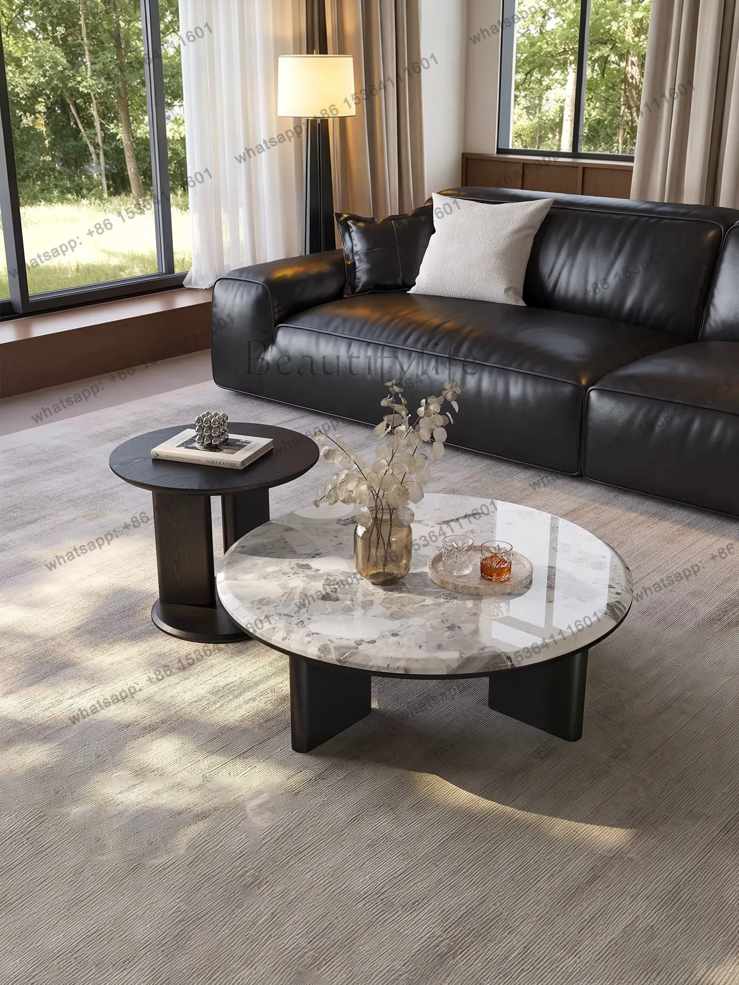 PG-Italian minimalist marble coffee table living room home light luxury modern simple round rock slab coffee table
PG-Italian minimalist marble coffee table living room home light luxury modern simple round rock slab coffee table