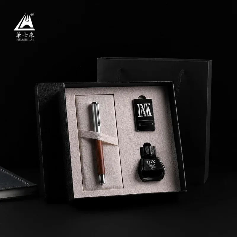 Purple Light Sandalwood Pear Wood Solid Wood Pen Practice Pen Gift Box Set with Ink Bag Pen Set
Purple Light Sandalwood Pear Wood Solid Wood Pen Practice Pen Gift Box Set with Ink Bag Pen Set