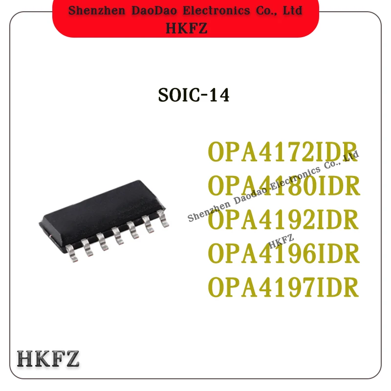 OPA4172IDR OPA4180 OPA4192 OPA4196 OPA4197 IDR SOIC-14 precision operational amplifier chip IC new original
OPA4172IDR OPA4180 OPA4192 OPA4196 OPA4197 IDR SOIC-14 precision operational amplifier chip IC new original