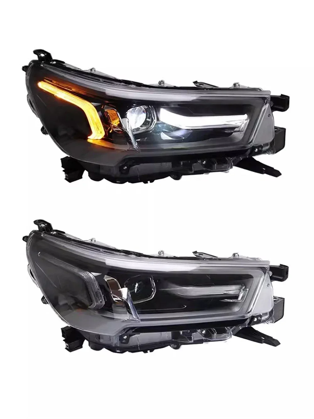 Светодиодный передний фонарь в сборе для 21-24 TOYOTA HILUX VIGO DRL, дневные ходовые огни, указатель поворота, 2 шт., автомобильные аксессуары
Светодиодный передний фонарь в сборе для 21-24 TOYOTA HILUX VIGO DRL, дневные ходовые огни, указатель поворота, 2 шт., автомобильные аксессуары