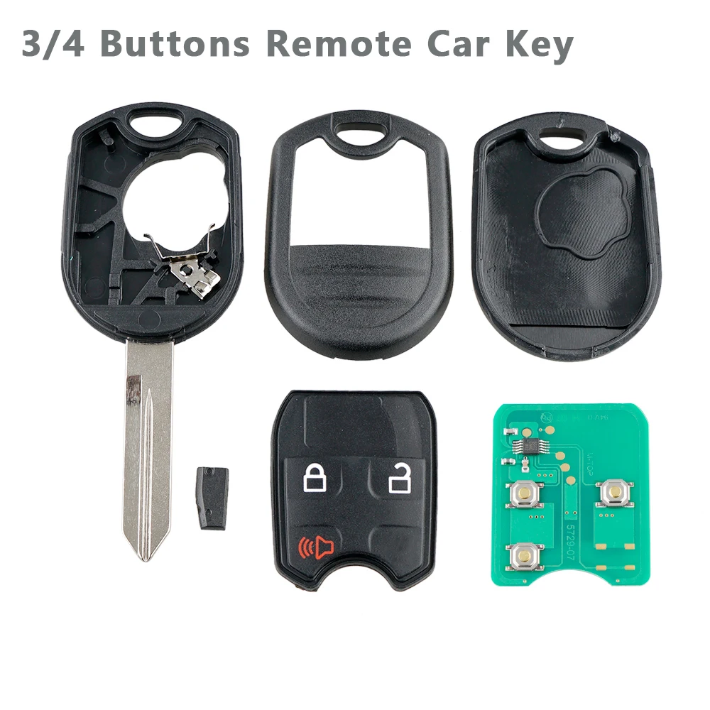 3/4 Buttons 315MHz 1U793 Car Key Entry Smart Remote Key Fob Replacement Fit for Ford F150 F250 F350 with 4D63 80Bit Chip
3/4 Buttons 315MHz 1U793 Car Key Entry Smart Remote Key Fob Replacement Fit for Ford F150 F250 F350 with 4D63 80Bit Chip