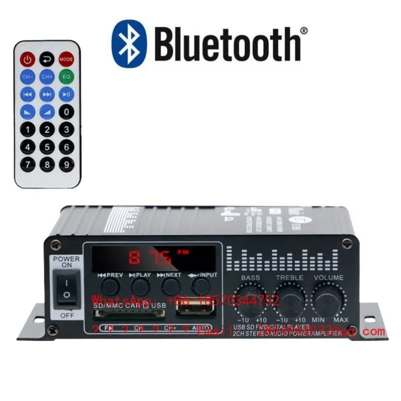 New Small Power Amplifier Bluetooth Car Home 12v Power Amplifier Professional High Power, Spot Fast Delivery
New Small Power Amplifier Bluetooth Car Home 12v Power Amplifier Professional High Power, Spot Fast Delivery