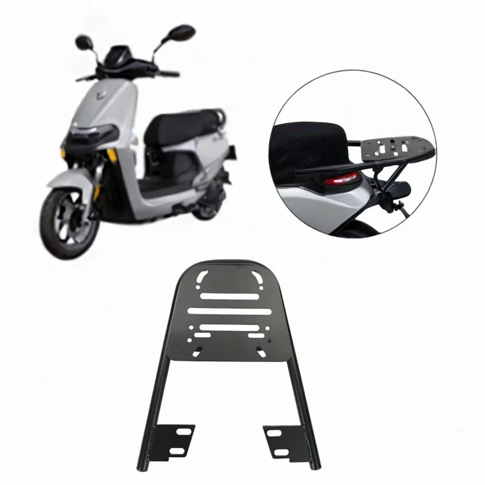 Motorcycle Rear Luggage Rack Iron Storage Rack Extended Carrier Rack Easy Installation Replacement for N Series Scooter
Motorcycle Rear Luggage Rack Iron Storage Rack Extended Carrier Rack Easy Installation Replacement for N Series Scooter