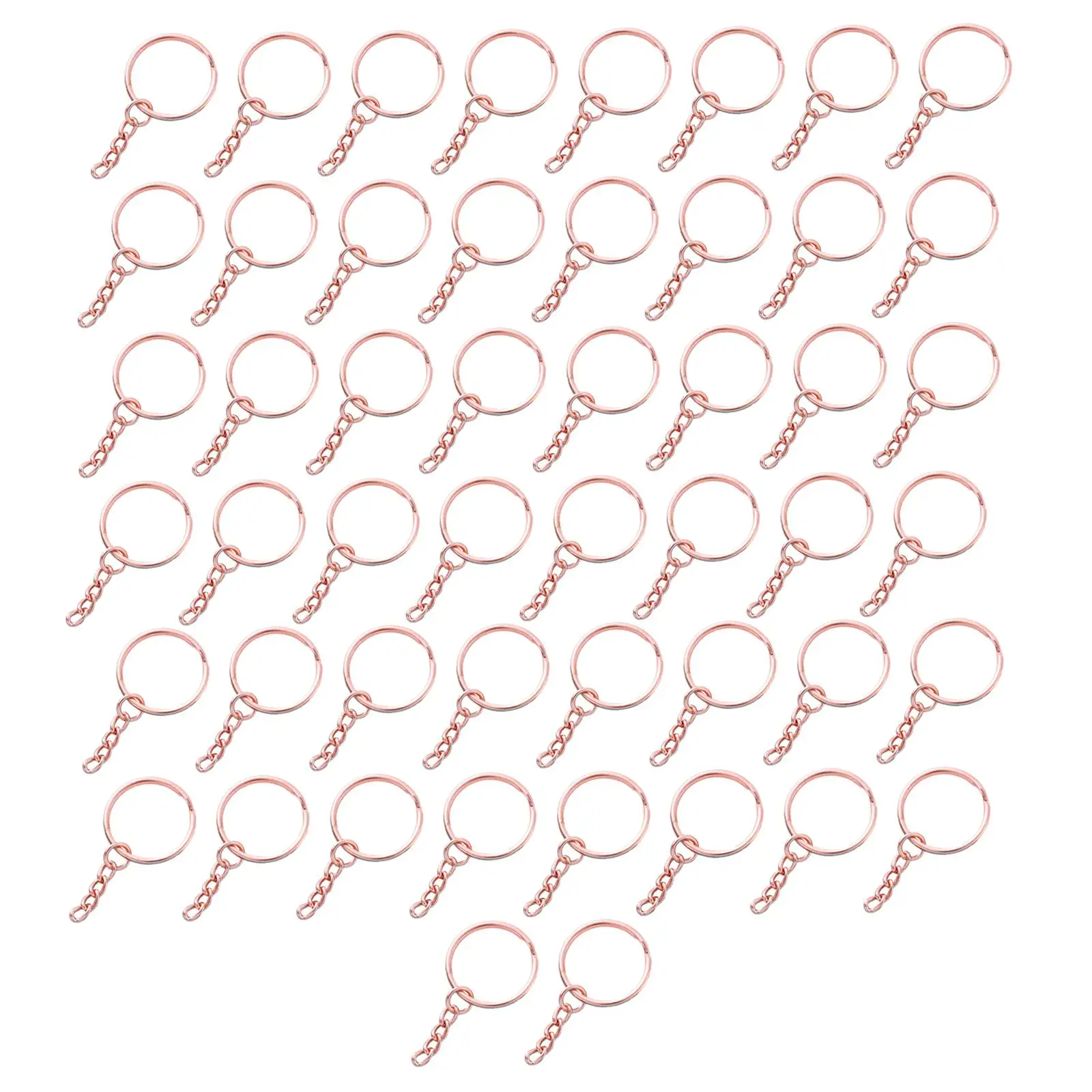 4x50 Pieces Split Keyrings with Chain for DIY Crafts Key Chain Making Hardware Rose Gold
4x50 Pieces Split Keyrings with Chain for DIY Crafts Key Chain Making Hardware Rose Gold