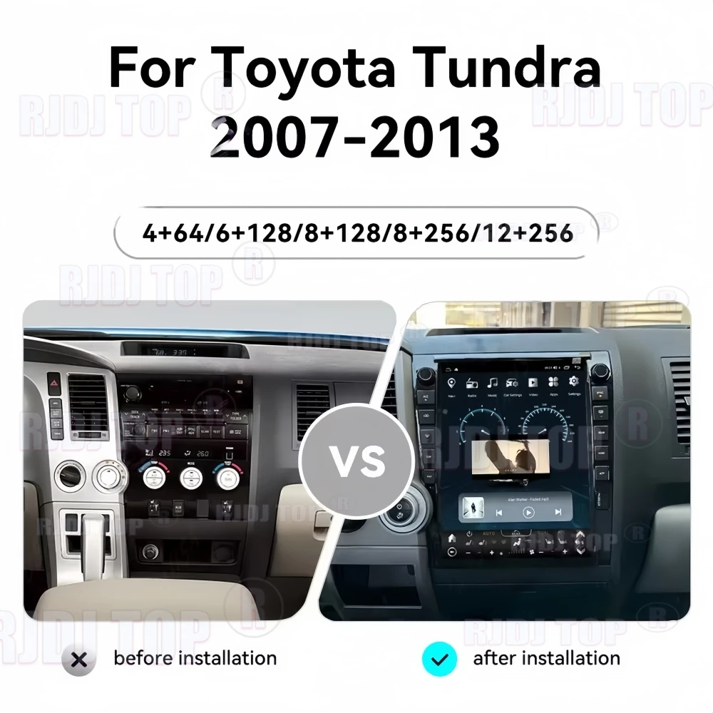 13-дюймовый автомобильный мультимедийный плеер с GPS-навигацией, DSP и поддержкой Carplay/Android Auto для Toyota Tundra Sequoia 2007-2014 годов
13-дюймовый автомобильный мультимедийный плеер с GPS-навигацией, DSP и поддержкой Carplay/Android Auto для Toyota Tundra Sequoia 2007-2014 годов