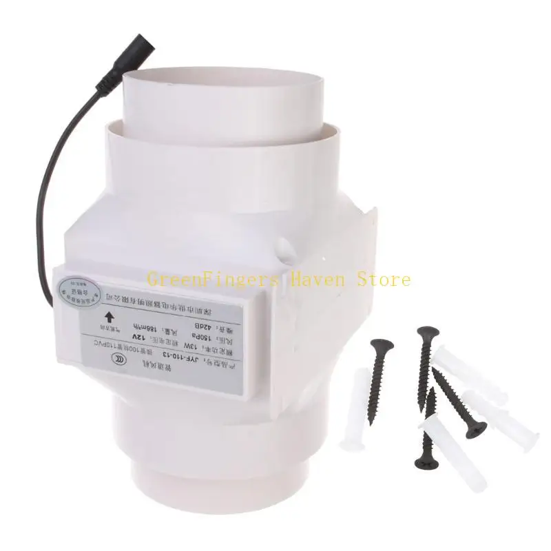 F68D 12V 13W 5.5x2.1mm 4inch Exhaust Ventilation Fan for Sewer and Shoe Cabinet
F68D 12V 13W 5.5x2.1mm 4inch Exhaust Ventilation Fan for Sewer and Shoe Cabinet