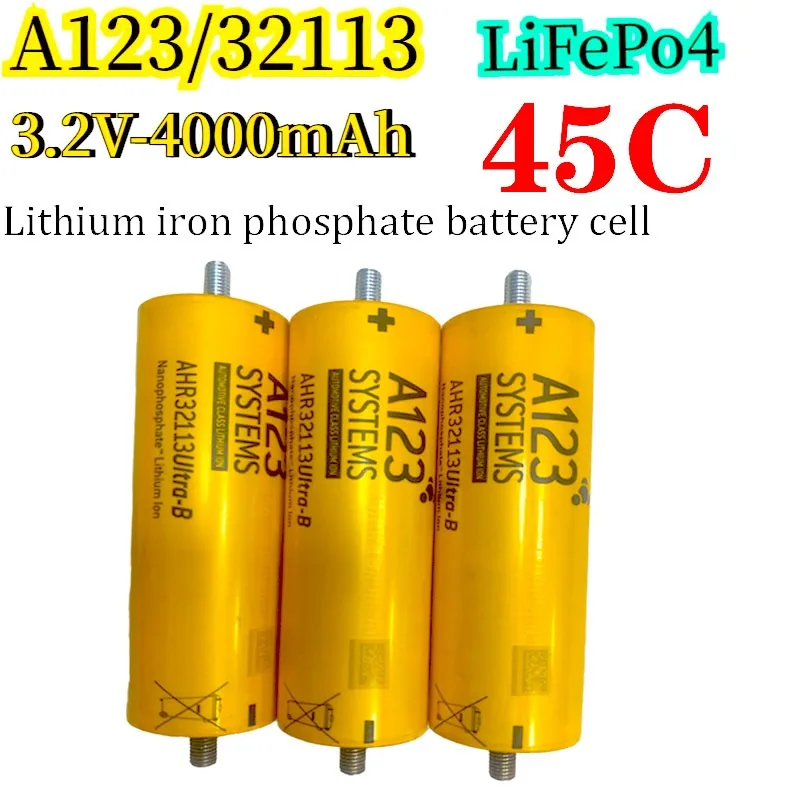 Lifepo4 original production A123AHR32113, 3.2 V, 4000mAh, 45c startup-up battery Sales 1-4 PCS
Lifepo4 original production A123AHR32113, 3.2 V, 4000mAh, 45c startup-up battery Sales 1-4 PCS