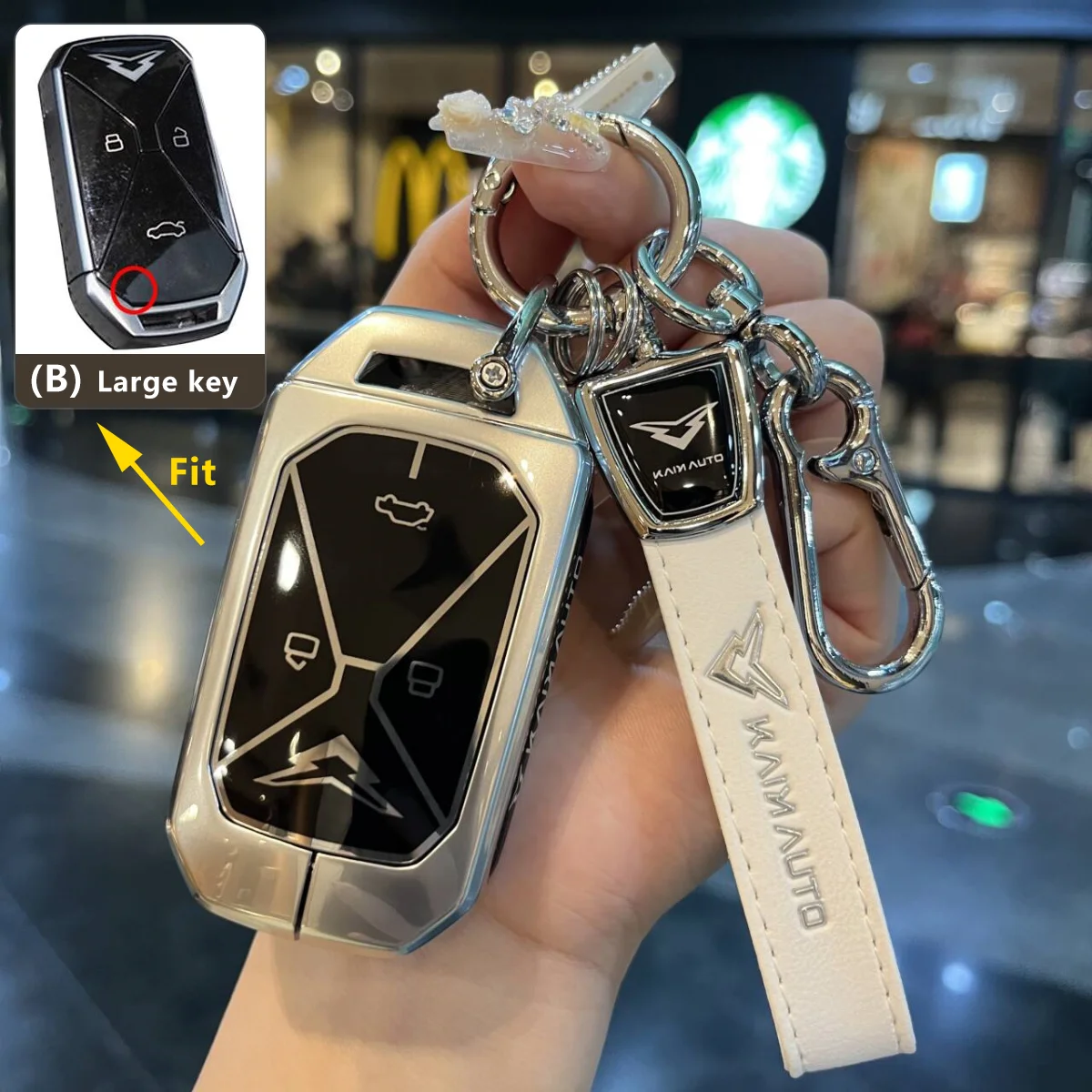 Metal Key Cover for Cowin Auto KAIN Kaiyi X7 X3 Pro Kunlun IHD R 500 300 EV 2026 Keychain Case Shell Holder Fob Car Accessories
Metal Key Cover for Cowin Auto KAIN Kaiyi X7 X3 Pro Kunlun IHD R 500 300 EV 2026 Keychain Case Shell Holder Fob Car Accessories