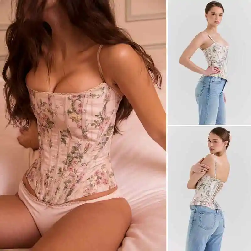 European And American Fashion Embroidered Strapless Women'S Summer Design With Fishbone Suspender Straps And Slim Fit Top
European And American Fashion Embroidered Strapless Women'S Summer Design With Fishbone Suspender Straps And Slim Fit Top