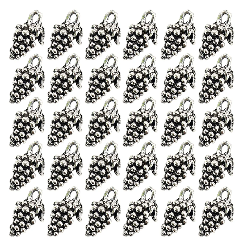 50pcs Grapes Shape Necklace Pendants Alloy Charms Jewelry Making Accessory for DIY Crafts ( Silver)
50pcs Grapes Shape Necklace Pendants Alloy Charms Jewelry Making Accessory for DIY Crafts ( Silver)