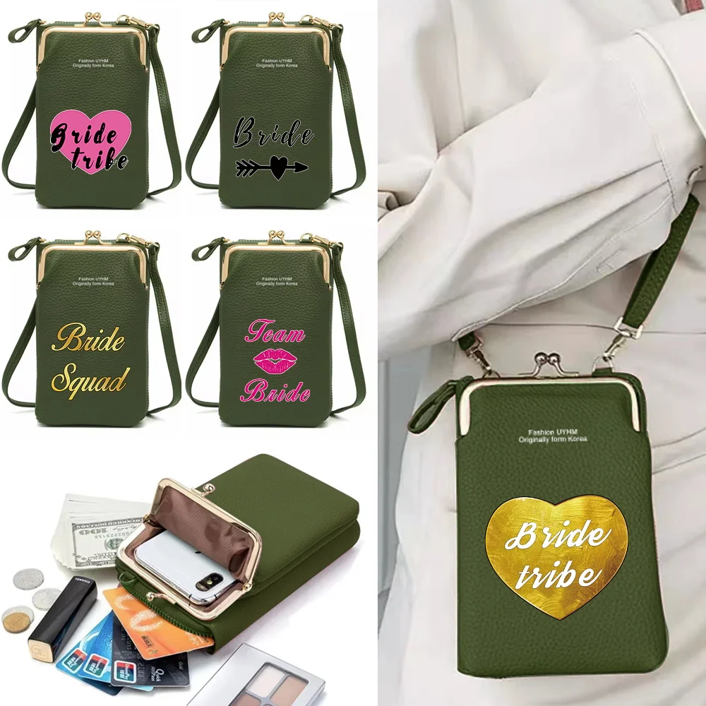 Women's Mobile Phone Bag for Huawei/iPhone Card Holder Wallet Shoulder Leather Bags Handbag Bride Print Girls Phone Bag
Women's Mobile Phone Bag for Huawei/iPhone Card Holder Wallet Shoulder Leather Bags Handbag Bride Print Girls Phone Bag