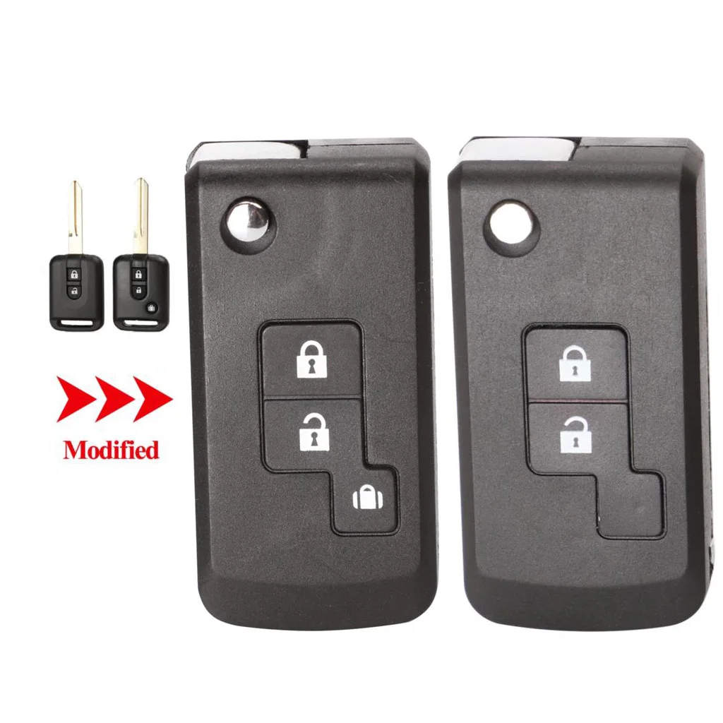 Jingyuqin New 2/3 BTNS Remote Car Key Shell For Nissan Qashqai Navara Micra NV200 Patrol Y61 Micra 350Z Pathfinder Modfieid Fob
Jingyuqin New 2/3 BTNS Remote Car Key Shell For Nissan Qashqai Navara Micra NV200 Patrol Y61 Micra 350Z Pathfinder Modfieid Fob