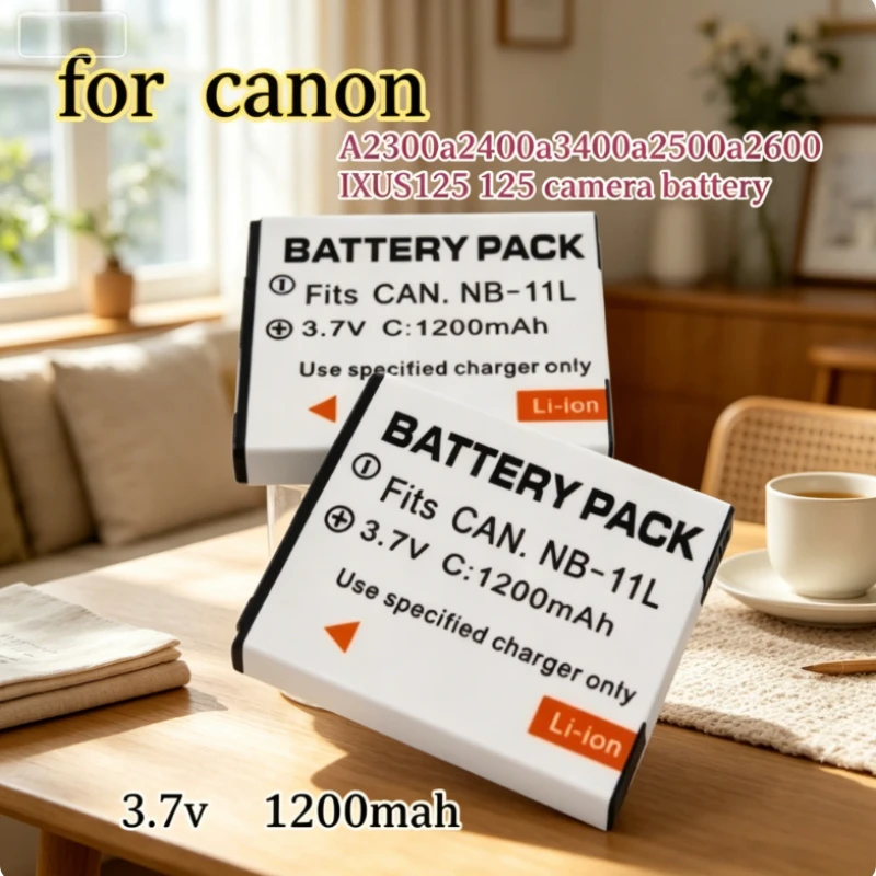 3.7v 1200mAh NB-11L Suitable for Canon A2300a2400a3400a2500a2600 IXUS165 125 Long Endurance Special Camera Battery
3.7v 1200mAh NB-11L Suitable for Canon A2300a2400a3400a2500a2600 IXUS165 125 Long Endurance Special Camera Battery