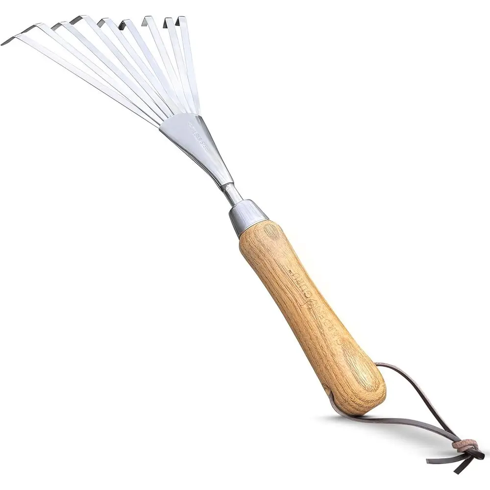 Eco-Friendly Recycled Stainless Steel Soil Tiller with Ergonomic Wood Handle - 40 Pieces Case
Eco-Friendly Recycled Stainless Steel Soil Tiller with Ergonomic Wood Handle - 40 Pieces Case