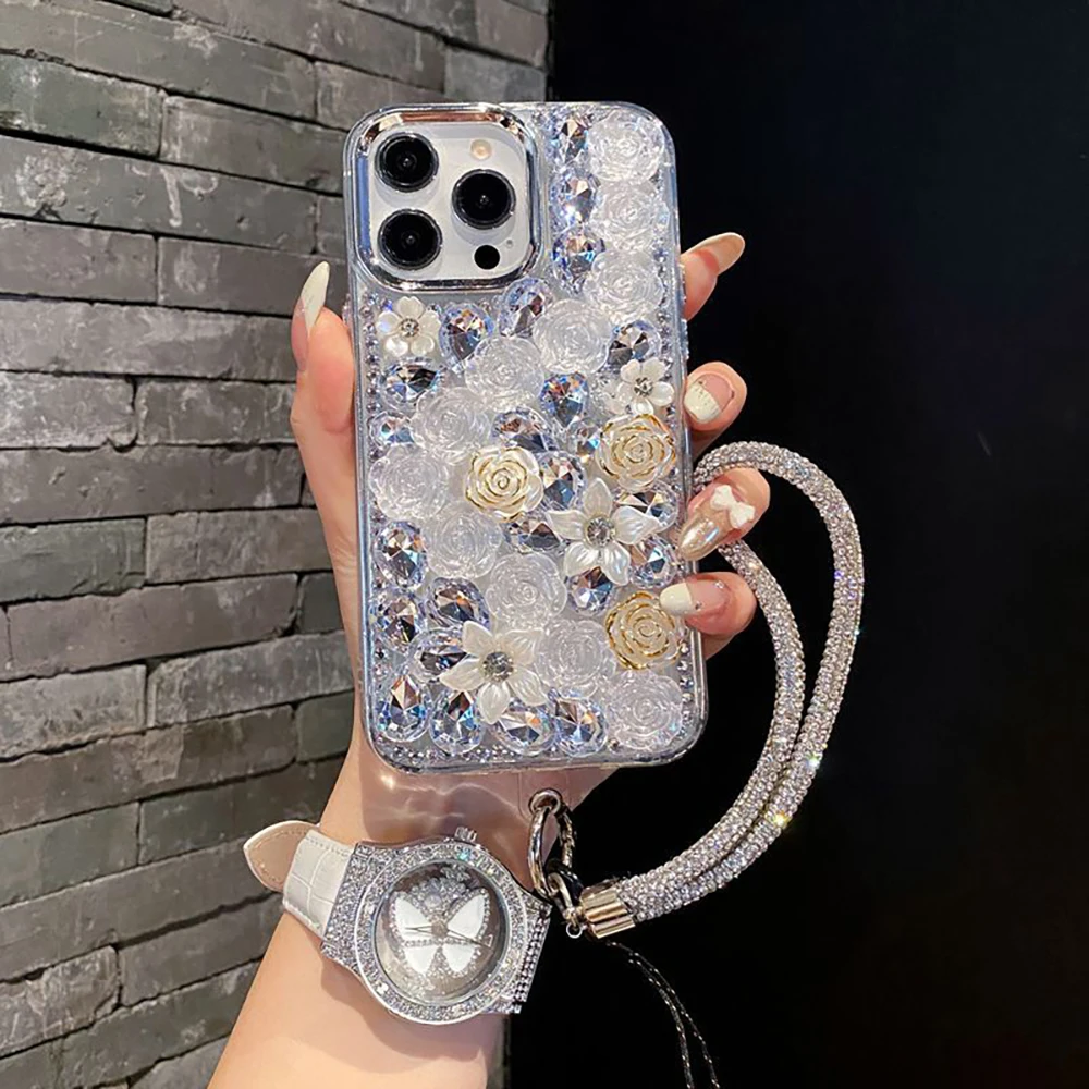 For Samsung S25 Ultra S24 Plus Full Diamond Rose Blossom Phone Case Luxury Water Diamond Premium Women's Style Protect Cover
For Samsung S25 Ultra S24 Plus Full Diamond Rose Blossom Phone Case Luxury Water Diamond Premium Women's Style Protect Cover