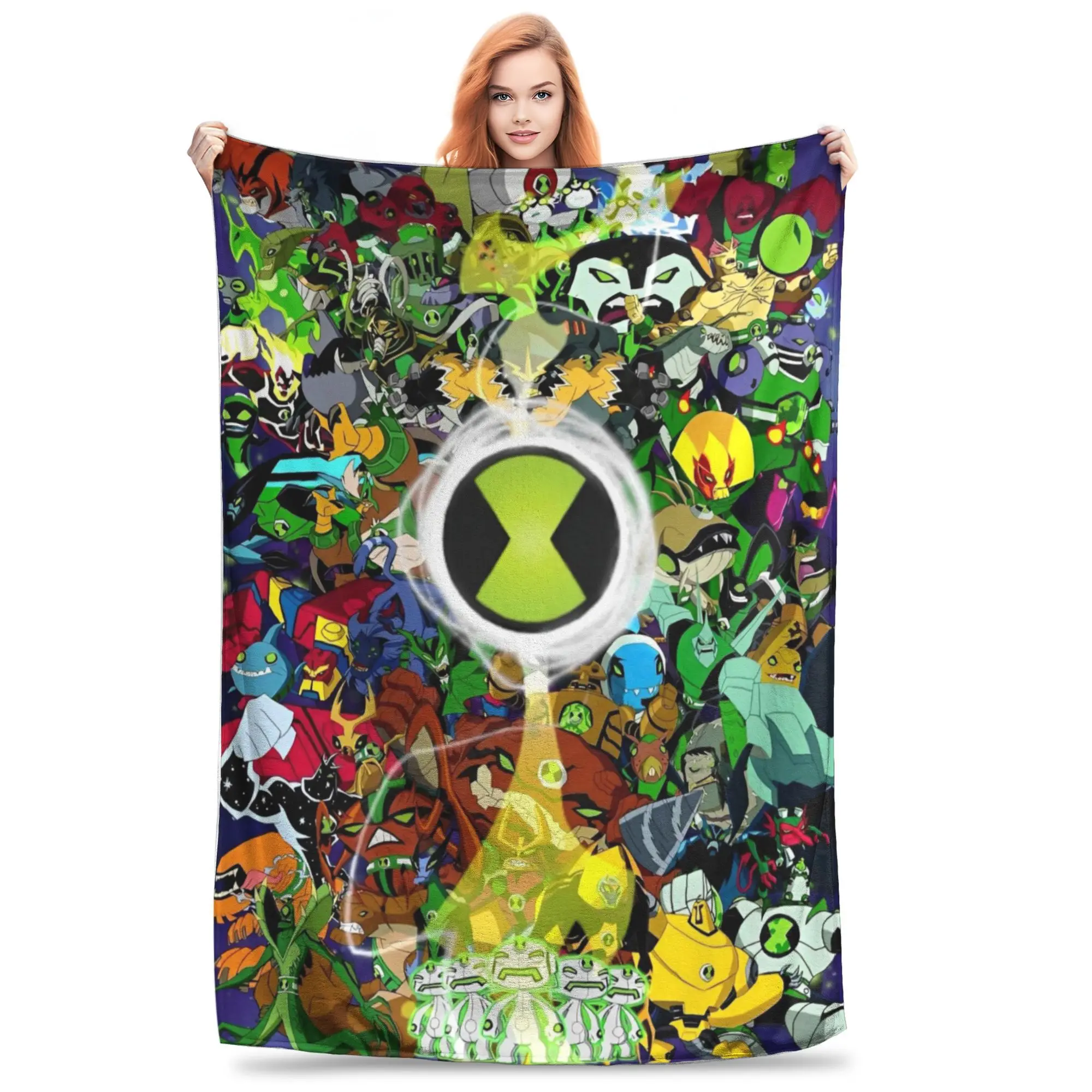 Ben 10 Alien Ben Tennyson Omnitrix Game Blankets Fleece Awesome Warm Throw Blankets for Bedspread Decoration,
Ben 10 Alien Ben Tennyson Omnitrix Game Blankets Fleece Awesome Warm Throw Blankets for Bedspread Decoration,