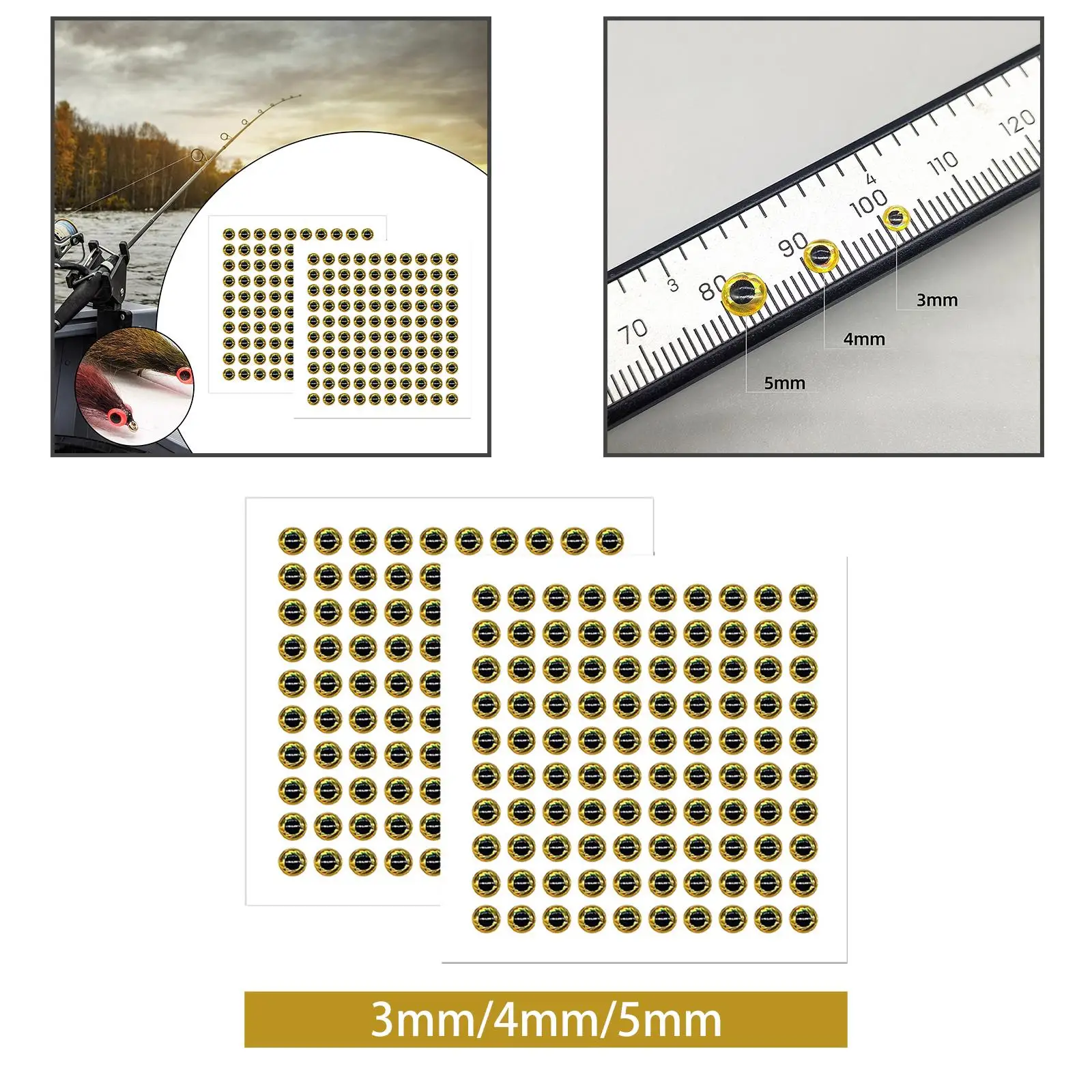 200pcs 3D Simulation Lure Eyes Holographic Lure Eyes DIY Bionic Portable Fishing
200pcs 3D Simulation Lure Eyes Holographic Lure Eyes DIY Bionic Portable Fishing
