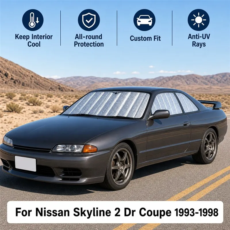 For Nissan Skyline 2 Dr Coupe 1993-1998 Full Set Car Window Sunshades UV Block Privacy Heat Insulated Foldable Car Curtain
For Nissan Skyline 2 Dr Coupe 1993-1998 Full Set Car Window Sunshades UV Block Privacy Heat Insulated Foldable Car Curtain