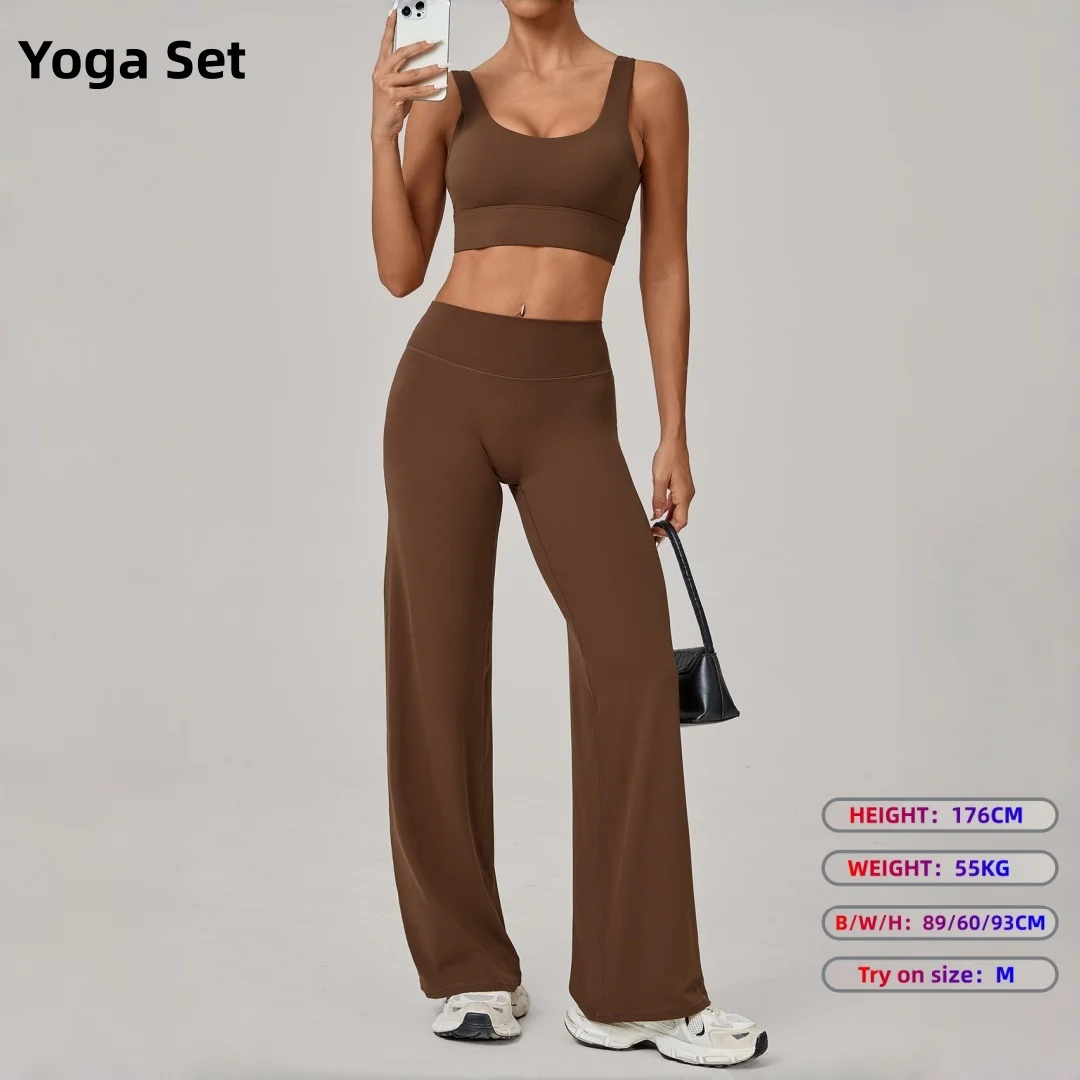 2PCS New Women's Pilates Yoga Sets Tight Backless Straight Leg Pants Sports Fitness Suit Running Casual Workout Gym Yoga Set
2PCS New Women's Pilates Yoga Sets Tight Backless Straight Leg Pants Sports Fitness Suit Running Casual Workout Gym Yoga Set