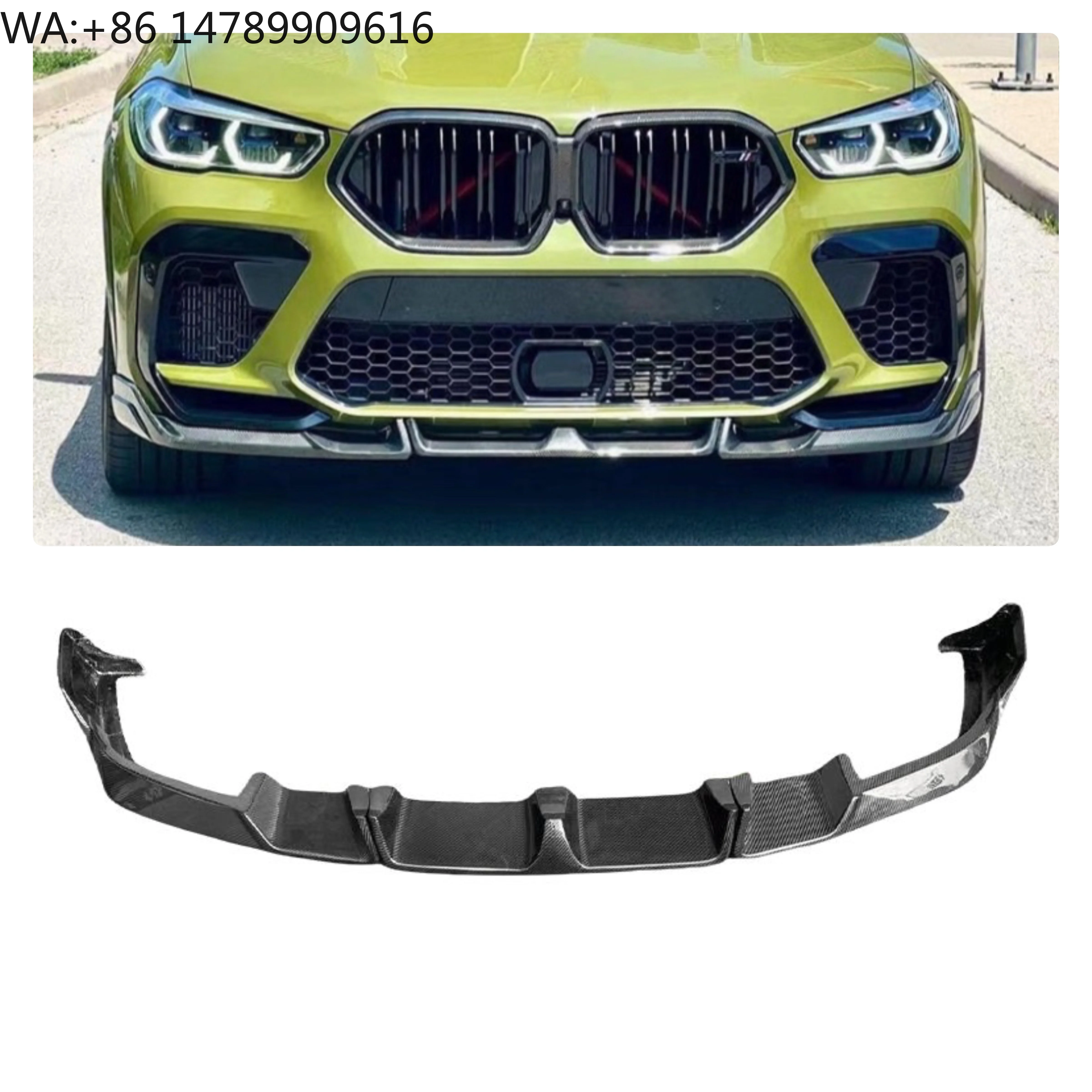 F96 X6M Carbon Fiber LD Style Front Lip Front Splitter Front Bumper Lip for X6M F96 Pre Lci
F96 X6M Carbon Fiber LD Style Front Lip Front Splitter Front Bumper Lip for X6M F96 Pre Lci