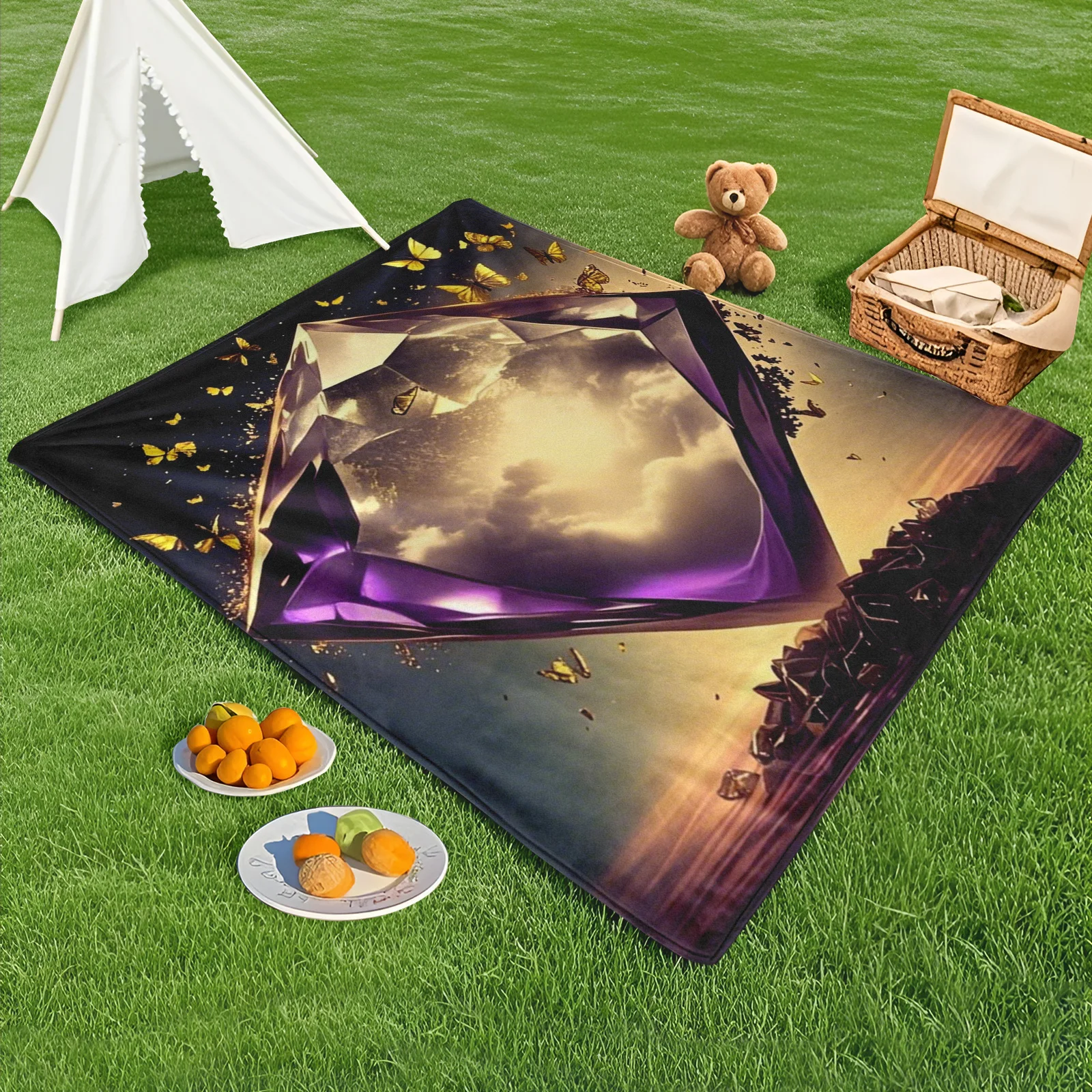 Romantic Diamond And Butterfly Blanket For Outdoor Enchantment And Dreamy Elegance In Nature Inspired Style
Romantic Diamond And Butterfly Blanket For Outdoor Enchantment And Dreamy Elegance In Nature Inspired Style