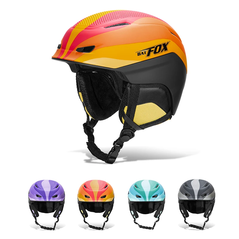 BATFOX Ski Helmet with Removable Liner Breathable Anti-impact Unisex Adult Youth Alpine Skiing Snowboard Winter Safety Helmet
BATFOX Ski Helmet with Removable Liner Breathable Anti-impact Unisex Adult Youth Alpine Skiing Snowboard Winter Safety Helmet