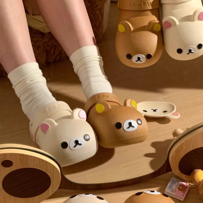 Rilakkuma Y2K Slippers Kawaii Cartoon Anime Japan All Inclusive PE Indoor Home Flat Anti Slip Couple Couple Sandals Slippers New
Rilakkuma Y2K Slippers Kawaii Cartoon Anime Japan All Inclusive PE Indoor Home Flat Anti Slip Couple Couple Sandals Slippers New