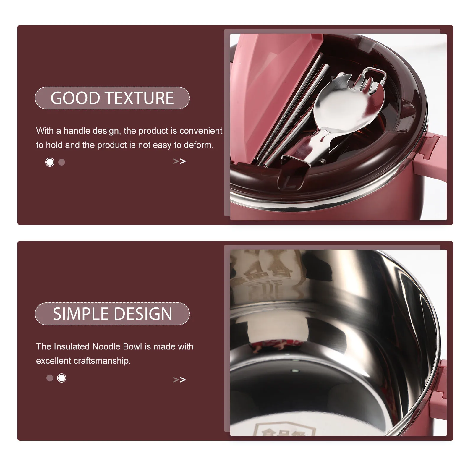 1 set Stainless Steel Noodle Bowl Instant Ramen 450ml Microwave Safe Soup Containers Insulated Cover Reusable Bento Handheld
1 set Stainless Steel Noodle Bowl Instant Ramen 450ml Microwave Safe Soup Containers Insulated Cover Reusable Bento Handheld